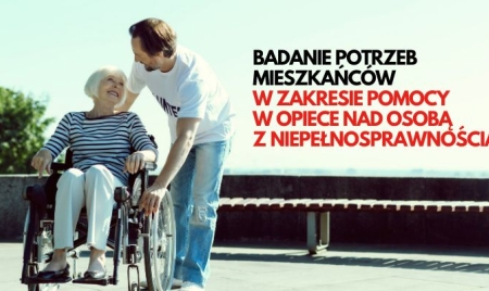 plakat opieka nad osobami z niepełnosprawnością
